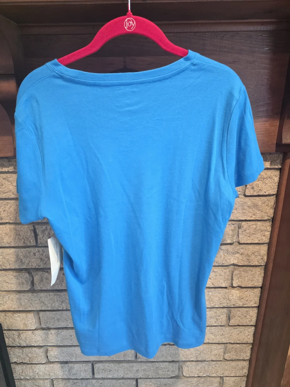 Jones New York Bright Blue Crewneck Long Sleeve Tee - Picture 4 of 4